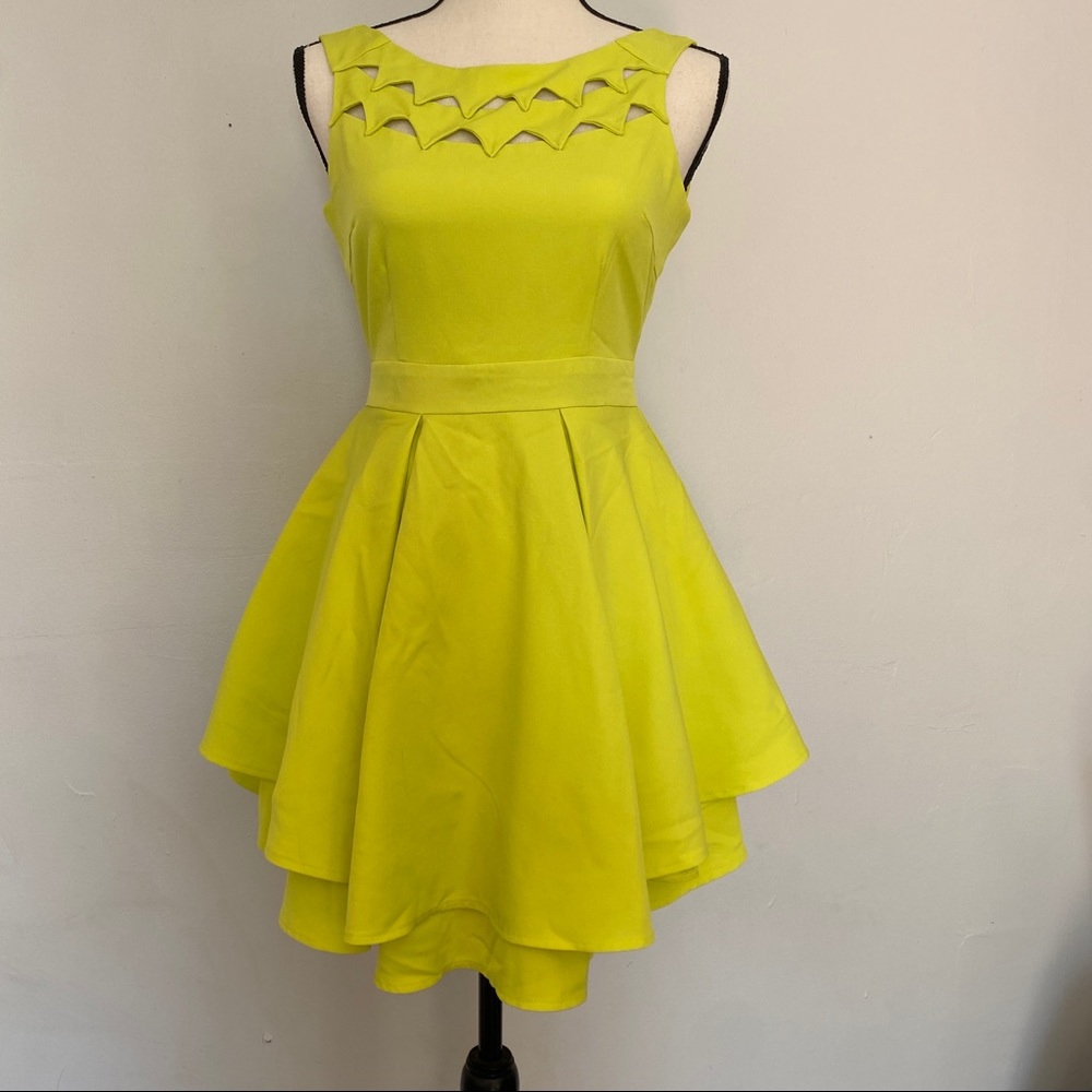 Lime Green Fun Fashion Dress